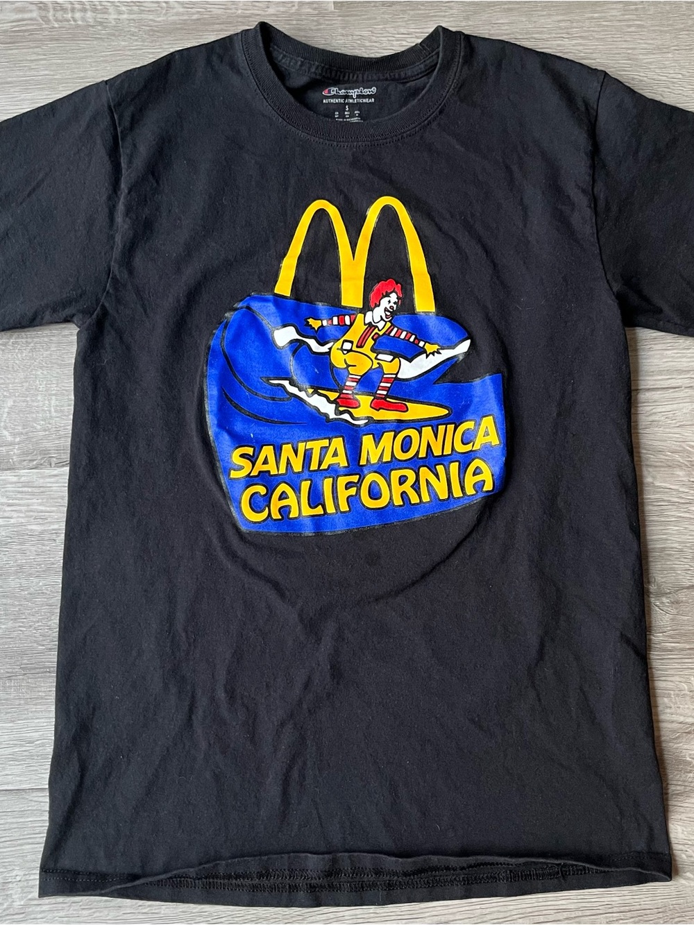 McDonald's Santa Monica California Black Shirt